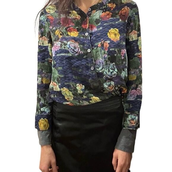 Raquel Allegra Silk Blouse size XS - Picture 1 of 2
